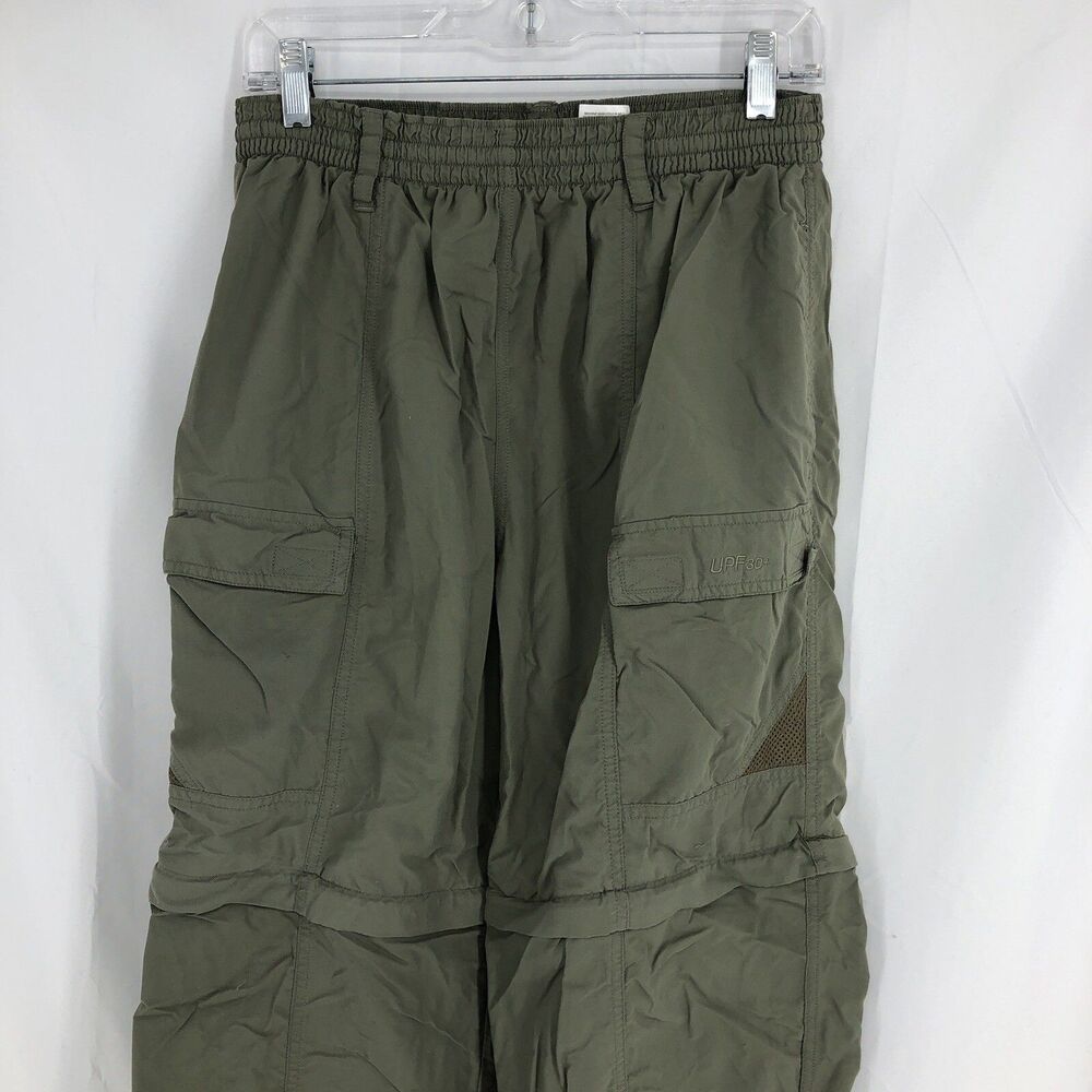 Columbia Elastic Waist Cargo Pants UPF 30+ Convertible Shorts FL8260 Medium